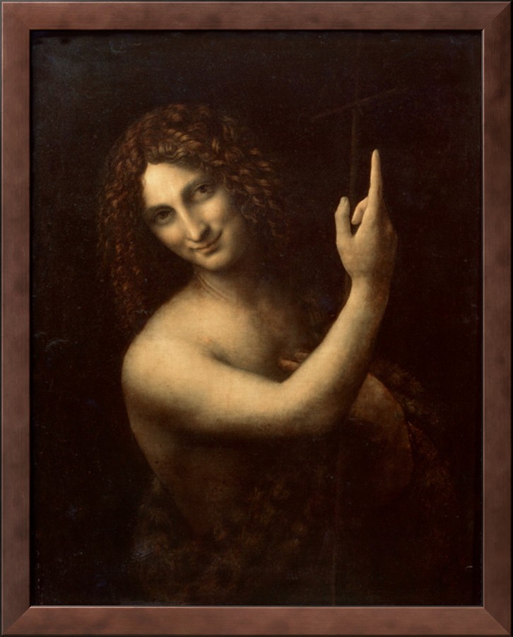 St. John The Baptist - Leonardo Da Vinci Painting